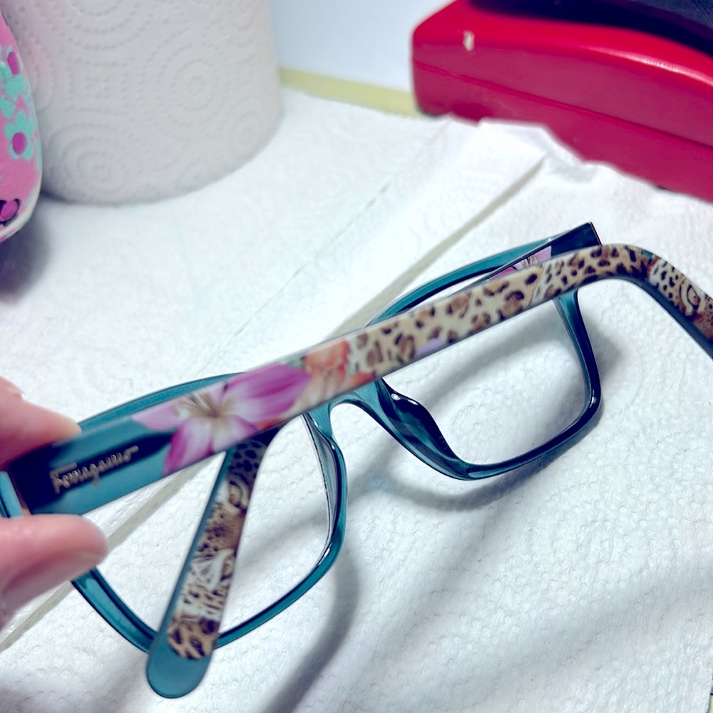Salvatore Ferragamo Eyeglasses SF 2778 color 321 blue. Worn twice.
